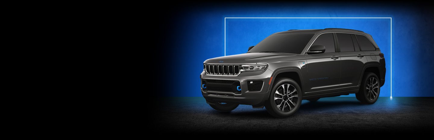 A 2023 Jeep Grand Cherokee Overland 4xe.